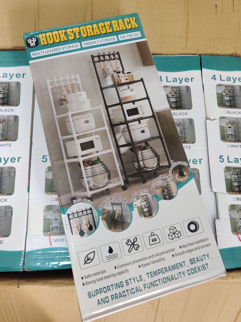 Hook Storage Rack 5 Layers - Image 6